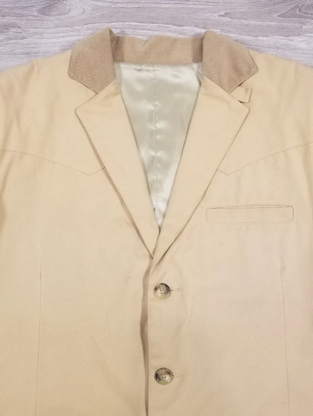 Vintage Schaefer Outfitter Chore Jacket Blazer Mens 42 Canvas Western Ranch